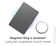 Silver Monkey Powerbank Smart 5 000 mAh MagSafe UltraSlim 3in1 Ciemny Szar - 1361039 - zdjęcie 9